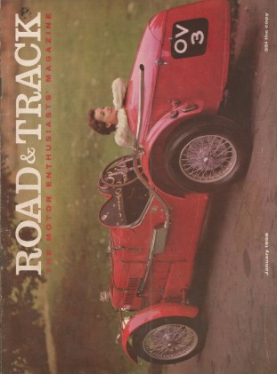 ROAD & TRACK 1958 JAN - CARROLL SHELBY WINS BIG